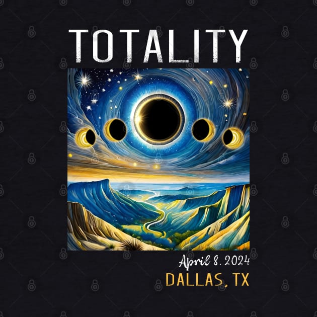 Total Solar Eclipse April 8, 2024 Dallas Texas by obodo